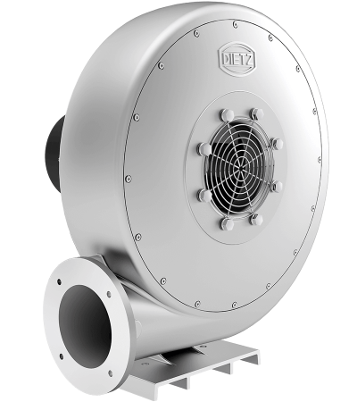 Hochdruck-Radialventilator für externen Frequenzumrichter